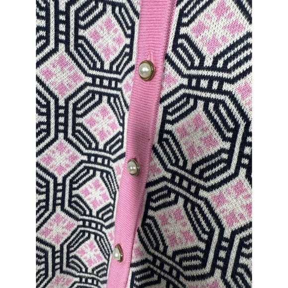 Charter Club Pink Coquette Pearl Button Up Cardigan Sweater Women's XXL - Picture 6 of 13